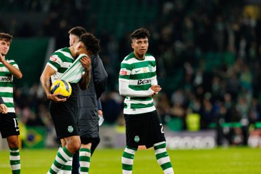 Alisson Santos, Liga Portekiz maçı sırasında Estadio Jose Alvalade 'deki Sporting CP ve Rio Ave FC takımları arasında görüldü (Maciej Rogowski / Ball Raw Images)