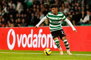 Alisson Santos, Liga Portekiz maçı sırasında Estadio Jose Alvalade 'deki Sporting CP ve Rio Ave FC takımları arasında görüldü (Maciej Rogowski / Ball Raw Images)