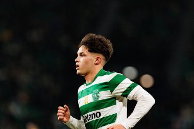 Flavio Goncalf, Liga Portekiz maçı sırasında Estadio Jose Alvalade 'de (Maciej Rogowski / Ball Raw Images) Sporting CP ve Rio Ave FC takımları arasında görüldü.)