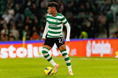 Alisson Santos, Liga Portekiz maçı sırasında Estadio Jose Alvalade 'deki Sporting CP ve Rio Ave FC takımları arasında görüldü (Maciej Rogowski / Ball Raw Images)