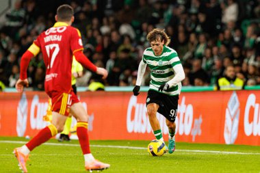 Ricardo Mangas, Liga Portekiz maçı sırasında Estadio Jose Alvalade 'deki Sporting CP ve Rio Ave FC takımları arasında görüldü (Maciej Rogowski / Ball Raw Images)