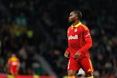 Nelson Abbey, Liga Portekiz maçı sırasında Estadio Jose Alvalade 'deki Sporting CP ve Rio Ave FC takımları arasında görüldü (Maciej Rogowski / Ball Raw Images)