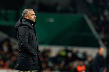 Liga Portekiz maçı sırasında Estadio Jose Alvalade 'deki Sporting CP ve Rio Ave FC takımları arasında görülen Rui Borges (Maciej Rogowski / Ball Raw Images)
