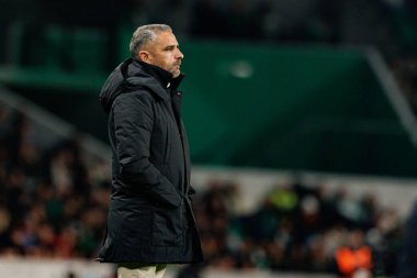 Liga Portekiz maçı sırasında Estadio Jose Alvalade 'deki Sporting CP ve Rio Ave FC takımları arasında görülen Rui Borges (Maciej Rogowski / Ball Raw Images)