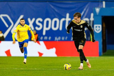 Marko Milovanoviç Marezi Liga Portekiz maçı sırasında Estoril Praia ve FC Alverca takımları arasında Estadio Antonio Coimbra da Mota 'da (Maciej Rogowski / Ball Raw Images) görüldü.)