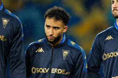 Liga Portekiz maçında Estoril Praia ve FC Alverca takımları arasında Estadio Antonio Coimbra da Mota 'da Rafik Guitane görüldü (Maciej Rogowski / Ball Raw Images)