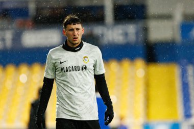 Liga Portekiz maçı sırasında Estoril Praia ve FC Alverca takımları arasında Estadio Antonio Coimbra da Mota 'da (Maciej Rogowski / Ball Raw Images) görüldü.)