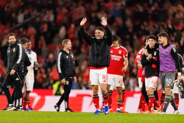 Georgiy Sudakov, Liga Portekiz maçında SL Benfica ve GD Estoril Praia (Maciej Rogowski / Ball Raw Images) arasında görüldü)
