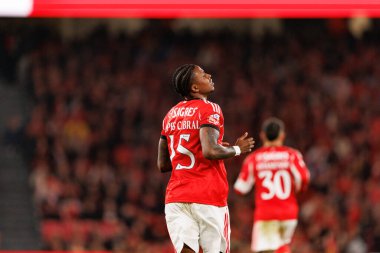SL Benfica ve GD Estoril Praia (Maciej Rogowski / Ball Raw Images) arasında oynanan Liga Portekiz maçında Sidny Lopes görüldü)