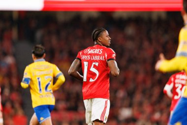 SL Benfica ve GD Estoril Praia (Maciej Rogowski / Ball Raw Images) arasında oynanan Liga Portekiz maçında Sidny Lopes görüldü)