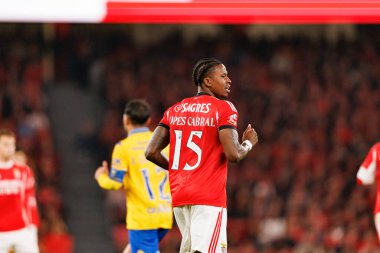 SL Benfica ve GD Estoril Praia (Maciej Rogowski / Ball Raw Images) arasında oynanan Liga Portekiz maçında Sidny Lopes görüldü)