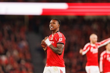 SL Benfica ve GD Estoril Praia (Maciej Rogowski / Ball Raw Images) arasında oynanan Liga Portekiz maçında Sidny Lopes görüldü)