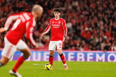 SL Benfica ve GD Estoril Praia (Maciej Rogowski / Ball Raw Images) arasında oynanan Liga Portekiz maçı sırasında Manu Silva görüldü)