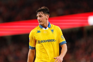 Felix Bacher, Liga Portekiz maçı sırasında SL Benfica ve GD Estoril Praia (Maciej Rogowski / Ball Raw Images) arasında görüldü)