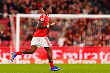 Sidny Lopes Cabral, Liga Portekiz maçında SL Benfica ve GD Estoril Praia (Maciej Rogowski / Ball Raw Images) arasında görüldü)