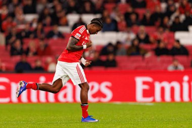 Sidny Lopes Cabral, Liga Portekiz maçında SL Benfica ve GD Estoril Praia (Maciej Rogowski / Ball Raw Images) arasında görüldü)