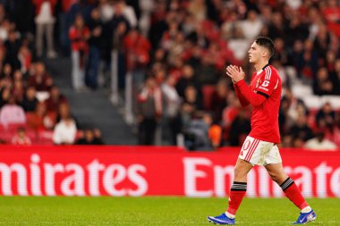 Georgiy Sudakov, Liga Portekiz maçında SL Benfica ve GD Estoril Praia (Maciej Rogowski / Ball Raw Images) arasında görüldü)