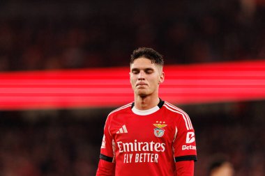 Georgiy Sudakov, Liga Portekiz maçında SL Benfica ve GD Estoril Praia (Maciej Rogowski / Ball Raw Images) arasında görüldü)