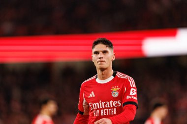 Georgiy Sudakov, Liga Portekiz maçında SL Benfica ve GD Estoril Praia (Maciej Rogowski / Ball Raw Images) arasında görüldü)