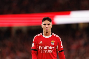 Georgiy Sudakov, Liga Portekiz maçında SL Benfica ve GD Estoril Praia (Maciej Rogowski / Ball Raw Images) arasında görüldü)