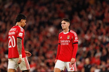 Georgiy Sudakov, Liga Portekiz maçında SL Benfica ve GD Estoril Praia (Maciej Rogowski / Ball Raw Images) arasında görüldü)