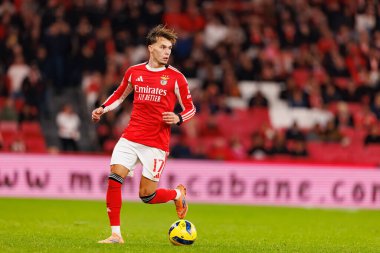 Amar Dediç, SL Benfica ile GD Estoril Praia (Maciej Rogowski / Ball Raw Images) arasında oynanan Liga Portekiz maçı sırasında görüldü.)