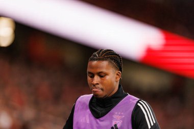 Sidny Lopes Cabral, Liga Portekiz maçında SL Benfica ve GD Estoril Praia (Maciej Rogowski / Ball Raw Images) arasında görüldü)