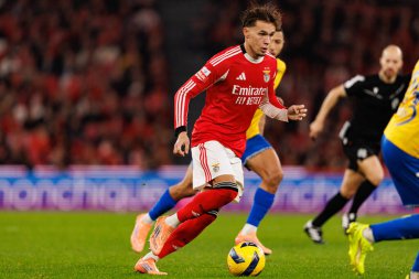 Amar Dediç, SL Benfica ile GD Estoril Praia (Maciej Rogowski / Ball Raw Images) arasında oynanan Liga Portekiz maçı sırasında görüldü.)