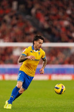 Ricard Sanchez Liga Portekiz maçı sırasında SL Benfica ve GD Estoril Praia (Maciej Rogowski / Ball Raw Images) arasında görüldü.)
