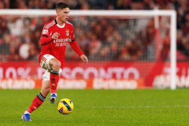 Georgiy Sudakov, Liga Portekiz maçında SL Benfica ve GD Estoril Praia (Maciej Rogowski / Ball Raw Images) arasında görüldü)