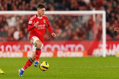 Georgiy Sudakov, Liga Portekiz maçında SL Benfica ve GD Estoril Praia (Maciej Rogowski / Ball Raw Images) arasında görüldü)