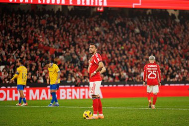 SL Benfica ve GD Estoril Praia (Maciej Rogowski / Ball Raw Images) arasında oynanan Liga Portekiz maçında Vangelis Pavlidis görüldü)