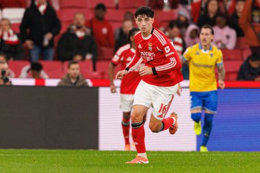 SL Benfica ve GD Estoril Praia (Maciej Rogowski / Ball Raw Images) arasında oynanan Liga Portekiz maçı sırasında Manu Silva görüldü)