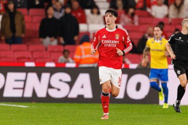 SL Benfica ve GD Estoril Praia (Maciej Rogowski / Ball Raw Images) arasında oynanan Liga Portekiz maçı sırasında Manu Silva görüldü)