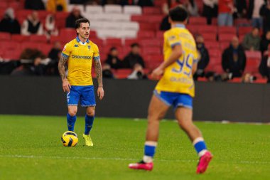 Ricard Sanchez Liga Portekiz maçı sırasında SL Benfica ve GD Estoril Praia (Maciej Rogowski / Ball Raw Images) arasında görüldü.)