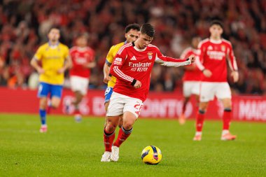 Samuel Dahl, Liga Portekiz maçı sırasında SL Benfica ve GD Estoril Praia (Maciej Rogowski / Ball Raw Images) arasında görüldü.)