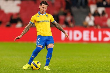 Ricard Sanchez Liga Portekiz maçı sırasında SL Benfica ve GD Estoril Praia (Maciej Rogowski / Ball Raw Images) arasında görüldü.)