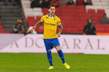 Ricard Sanchez Liga Portekiz maçı sırasında SL Benfica ve GD Estoril Praia (Maciej Rogowski / Ball Raw Images) arasında görüldü.)