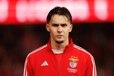 Amar Dediç, SL Benfica ile GD Estoril Praia (Maciej Rogowski / Ball Raw Images) arasında oynanan Liga Portekiz maçı sırasında görüldü.)