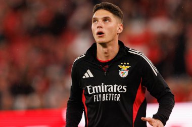 Georgiy Sudakov, Liga Portekiz maçında SL Benfica ve GD Estoril Praia (Maciej Rogowski / Ball Raw Images) arasında görüldü)