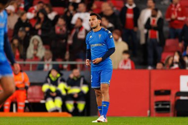 Joao Carvalho, Liga Portekiz maçında SL Benfica ve GD Estoril Praia (Maciej Rogowski / Ball Raw Images) arasında görüldü)