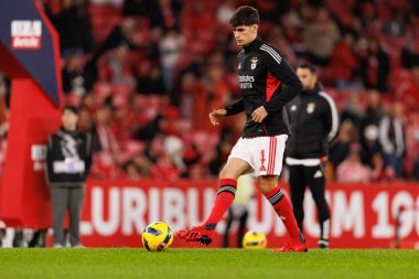 Antonio Silva Liga Portekiz maçı sırasında SL Benfica ve GD Estoril Praia (Maciej Rogowski / Ball Raw Images) arasında görüldü)