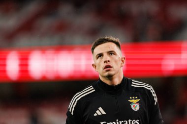 SL Benfica ve GD Estoril Praia (Maciej Rogowski / Ball Raw Images) arasında oynanan Liga Portekiz maçında Anatoliy Trubin görüldü)