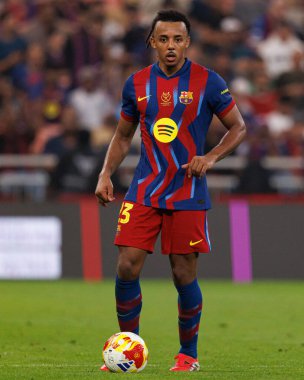 Jules Kounde İspanya Süper Kupası yarı final maçında FC Barcelona ve Athletic Club (Maciej Rogowski / Ball Raw Images) arasında görüldü.)