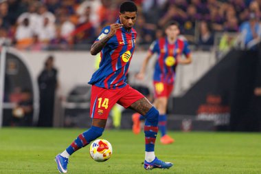 Marcus Rashford, FC Barcelona ile Athletic Club (Maciej Rogowski / Ball Raw Images) arasında oynanan İspanya Süper Kupası yarı final maçında görüldü.)