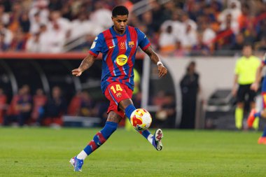 Marcus Rashford, FC Barcelona ile Athletic Club (Maciej Rogowski / Ball Raw Images) arasında oynanan İspanya Süper Kupası yarı final maçında görüldü.)