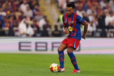 Jules Kounde İspanya Süper Kupası yarı final maçında FC Barcelona ve Athletic Club (Maciej Rogowski / Ball Raw Images) arasında görüldü.)