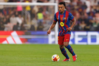 Jules Kounde İspanya Süper Kupası yarı final maçında FC Barcelona ve Athletic Club (Maciej Rogowski / Ball Raw Images) arasında görüldü.)