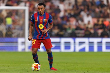 Jules Kounde İspanya Süper Kupası yarı final maçında FC Barcelona ve Athletic Club (Maciej Rogowski / Ball Raw Images) arasında görüldü.)