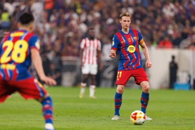 Fransız De Jong, FC Barcelona ile Athletic Club (Maciej Rogowski / Ball Raw Images) arasında oynanan yarı final maçında görüldü.)